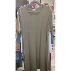 LuLaRoe Jessie Dress Green 3X